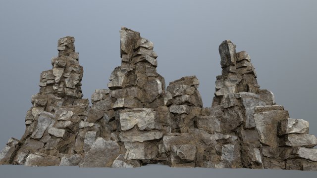 Rocks 3D Model .c4d .max .obj .3ds .fbx .stl .blend 