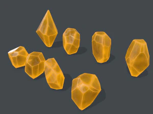 Crystal set 3D Model