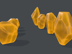 Crystal set 3D Model