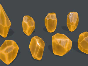 Crystal set 3D Model