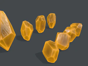 Crystal set 3D Model