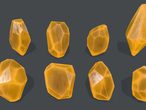 Crystal set 3D Model