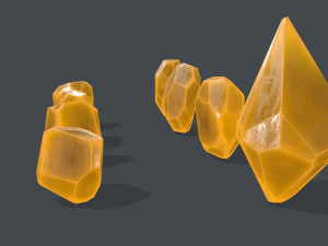 Crystal set 3D Model