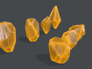 Crystal set 3D Model