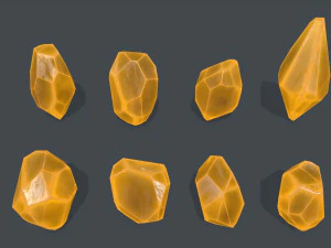 Crystal set 3D Model