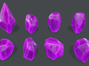Crystal set 3D Model