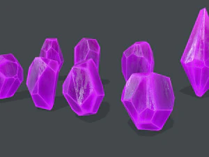 Crystal set 3D Model