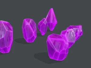 Crystal set 3D Model