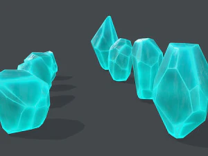 Crystal set 3D Model