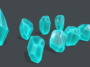 Crystal set 3D Model