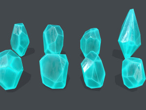 Crystal set 3D Model