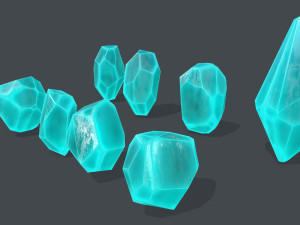 Crystal set 3D Model