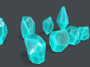 Crystal set 3D Model