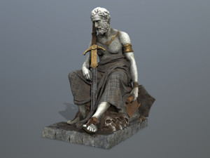 Man Statue 3D मॉडल
