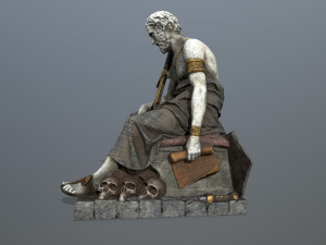 Man Statue 3D मॉडल