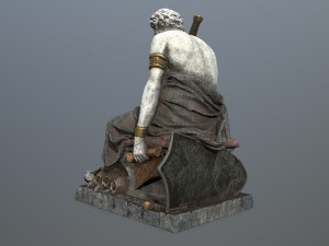 Man Statue 3D मॉडल