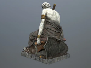 Man Statue 3D Model