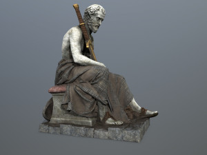 Man Statue 3D मॉडल