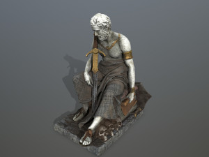 Man Statue 3D मॉडल