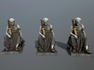 Man Statue 3D Model