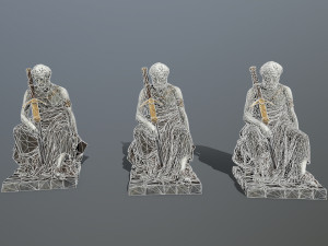 Man Statue 3D मॉडल