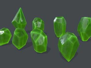 Crystal set 3D Model