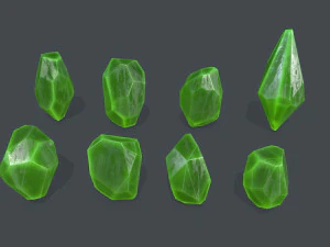 Crystal set 3D Model