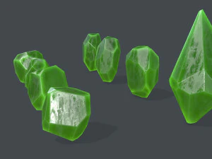 Crystal set 3D Model