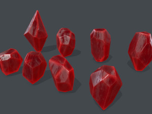 Crystal set 3D Model