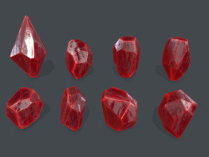 Crystal set 3D Model