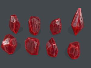 Crystal set 3D Model