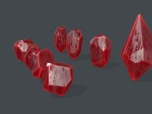 Crystal set 3D Model