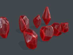 Crystal set 3D Model