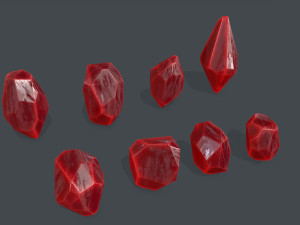 Crystal set 3D Model