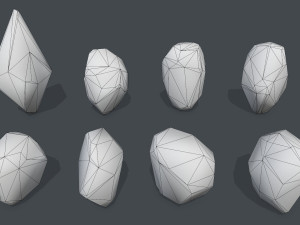 Crystal set 3D Model