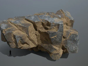 Desert rocks 3D Model
