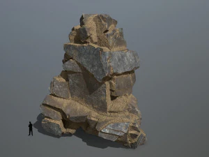 Desert rocks 3D Model