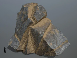 Desert rocks 3D Model