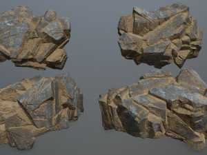 Desert rocks 3D Модель