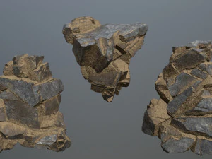 Desert rocks 3D Model