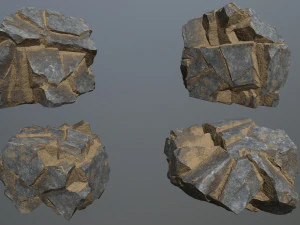 Desert rocks 3D Model