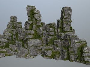 Cliff rocks Modello 3D