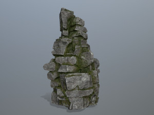 Cliff rocks Modello 3D