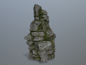 Cliff rocks Modello 3D
