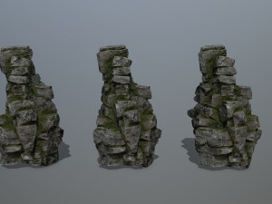 Cliff rocks Modello 3D