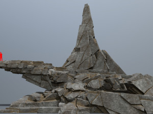 Cliff rocks 3D Model
