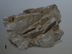 Cliff rocks 3D Model