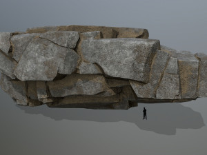 Cliff rocks 3D Model