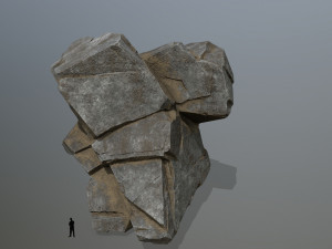 Cliff rocks 3D Model