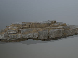 Cliff rocks 3D Model
